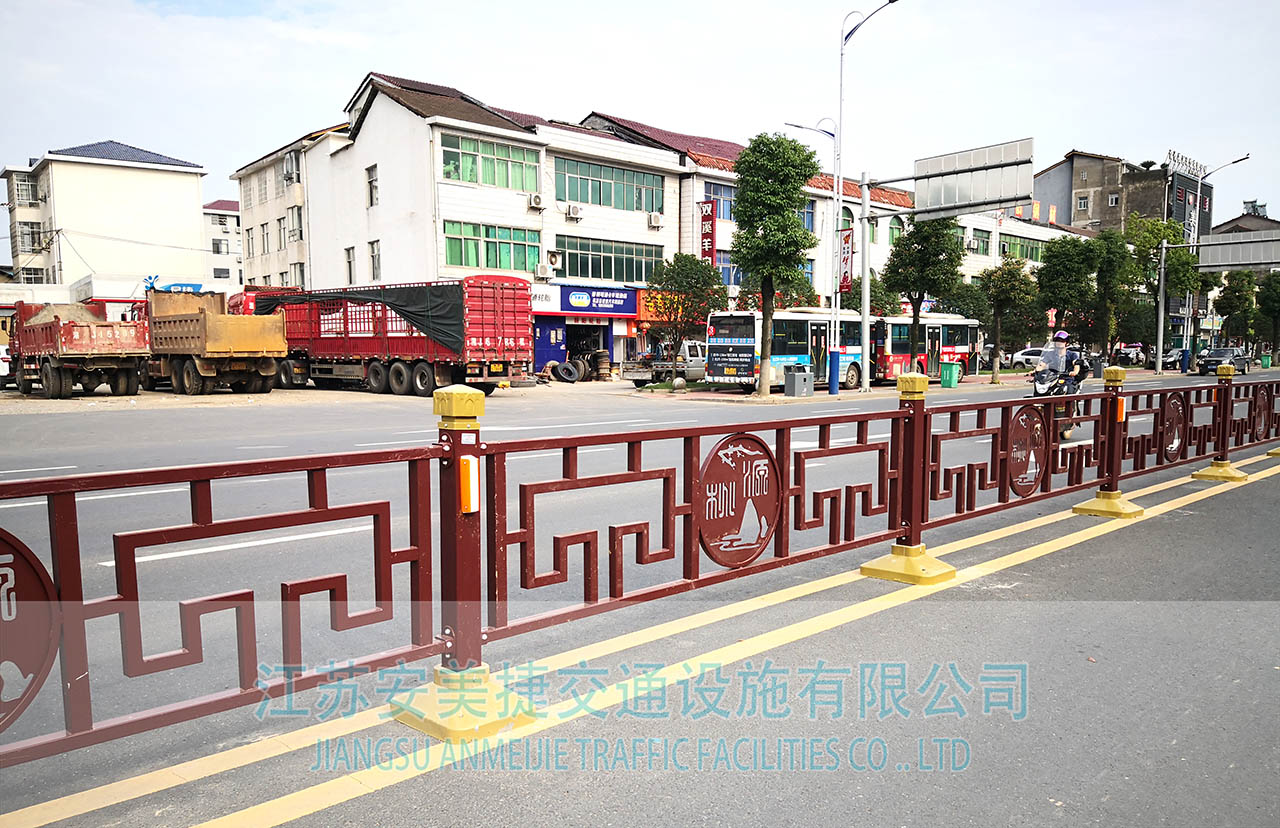 我公司2019年度在桃源县桃花大道中间隔离护栏安装工程项目中标！